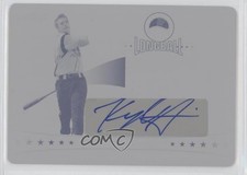 2013 Leaf Power Showcase Longball Printing Plate Cyan 1/1 Kyle Simon Auto 0s3