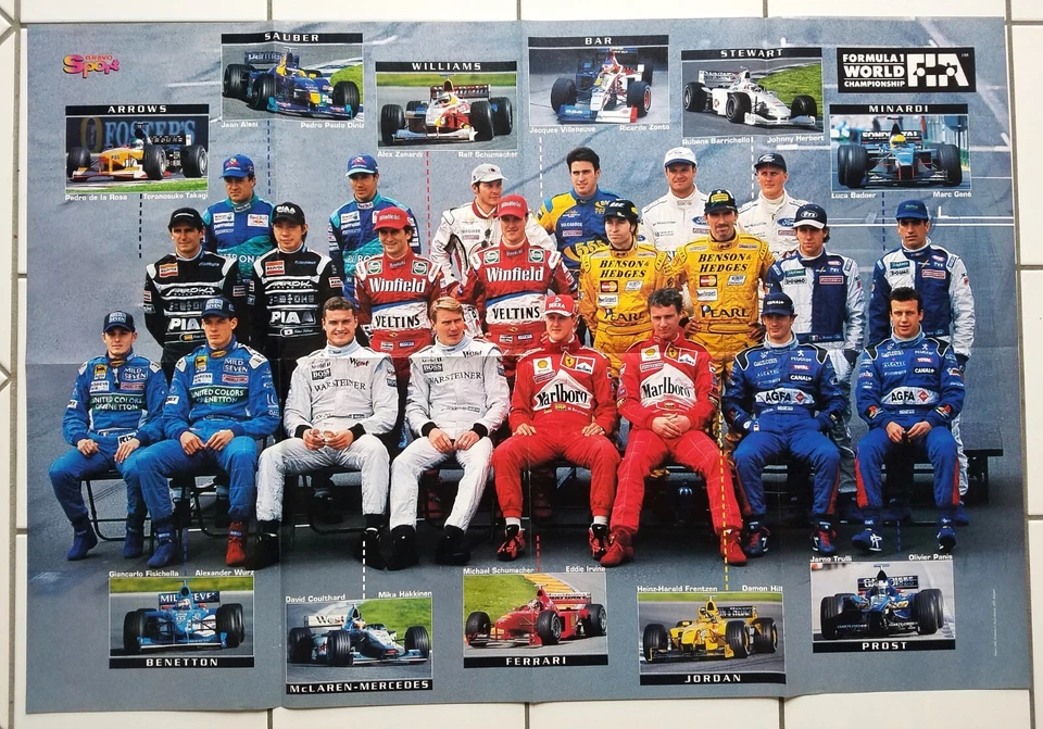 Bravo Sport POSTER XL Michael Schumacher Mika Häkkinen Formel 1 Mercedes - Bild 1 von 1