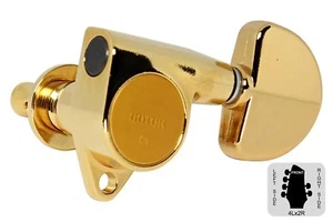 GOTOH SG301-20 Sintoniera con pulsanti a forma di Grover - 4L x 2R - Oro - Foto 1 di 3