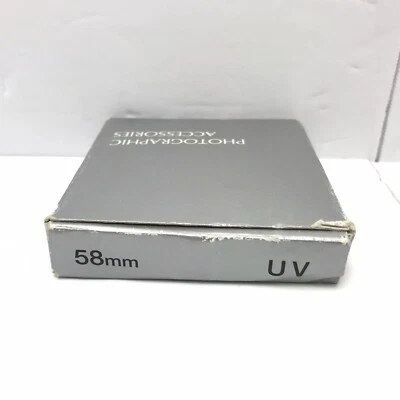 58mm HGX UV Filter ENHANCE Photos 5355- Made In Japan NOS - Image 1 of 4