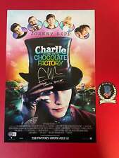 Freddie Highmore signed 12"x18" Charlie Bucket Chocolate Factory poster - Becket