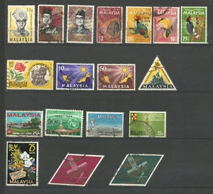 Malaysia années 60 18 timbres oblitérés /TR4371 - Picture 1 of 1