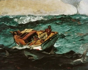 Impresión o lienzo - Winslow Homer - Gulf Stream 1899 - Imagen 1 de 1