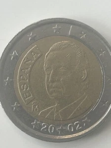 Moneta 2 euro (M) Hiszpania Espana 2002 - Zdjęcie 1 z 3