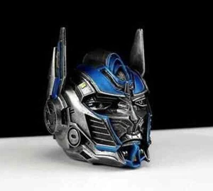 SALE Transformers 5 Optimus Prime Warrior Model Ashtray Imitation Iron & Blue - Picture 1 of 6