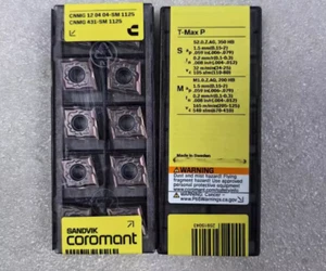 CNMG120408-SM 1125  /SANDVIK Original genuine CNC alloy blade 10 PCS - Picture 1 of 1