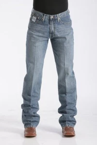 Cinch Mens White Label Jeans Relaxed Medium Stonewash MB92834003 ~ ALL SIZES! - Picture 1 of 6