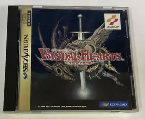Sega Saturn Vandal Hearts Ushinawareta Kodai Bunmei Japan w/Box & Manual 6555 SP - Picture 1 of 9
