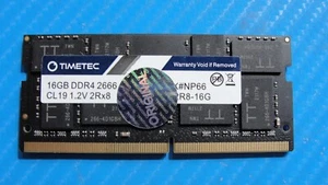 HP 15-dr1072ms Timetec 16GB 2Rx8 DDR4 2666 SO-DIMM Memory RAM - Picture 1 of 2