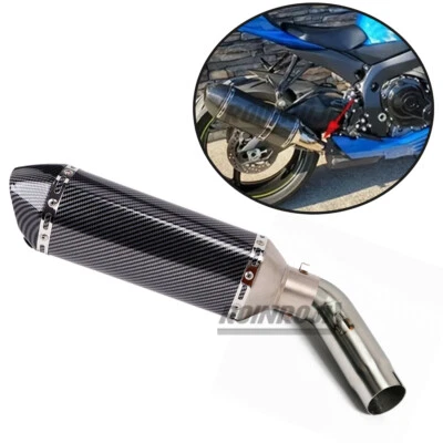 Motorcycle Exhaust Link Muffler Pipe Blaffe For Suzuki GSXR 600 750 2011-2023 - Image 1 of 4