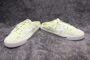 Nike Court Legacy womens size 11 slip on light green canvas mule shoe - Picture 1 of 19