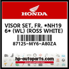 2001-2008 Honda XR650L XR 650 L Headlight Shroud White genuine 87125-MY6-A80ZA