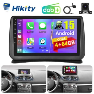 DAB+ 8Core 4+64GB CarPlay Android Autoradio Für Renault Clio 3 GPS Navi WiFi RDS - Bild 1 von 15