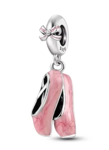 Charm Anhänger für Pandora Armband 925 Schuhe High Heels Frau Love Herz Liebe - Bild 1 von 1