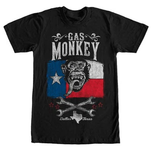 GAS MONKEY GARAGE LONE STAR TEXAS STATE FAST  & LOUD DALLAS T TEE SHIRT S-2XL - Picture 1 of 3