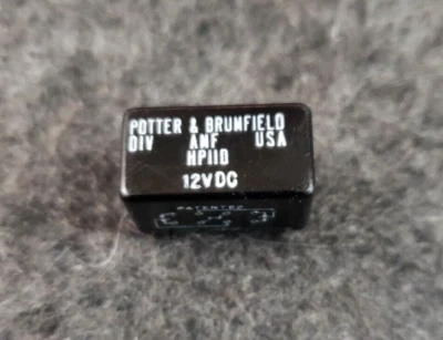 AMF Potter Brumfield HP11D-12 8 pin Mini Relay, 12V DC, Made in USA (NOS) .(SB3) - Image 1 of 4