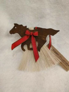 Genuine Horsehair "Horse" Western Christmas Ornament - Picture 1 of 2