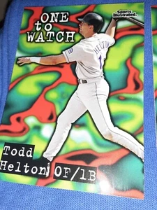 1998 Sports Illustrated One To Watch Todd Helton #156 Colorado Rockies MVP HOF - Picture 1 of 1