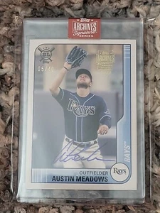 2023 Topps Archives Signature AUSTIN MEADOWS auto #/40 - 2021 Big League buyback - Picture 1 of 2