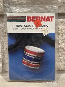 1d) KIT PUNTO AGO BATTERIA VINTAGE NOS BERNAT ORNAMENTO NATALE W2225 - Foto 1 di 2