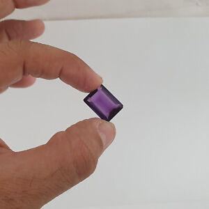 14.0 Ct Certified Natural Translucent Octagon Purple Amethyst Loose Gems P-269