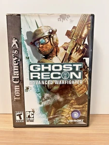 PC CD ROM Tom Clancy's Ghost Recon: Advanced Warfighter Computer Game Complete - Picture 1 of 3