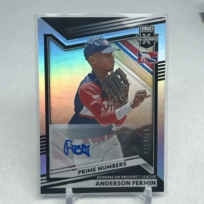Anderson Fermin 2022 Elite Extra Edition Auto /185 Boston Red Sox - Image 1 of 3