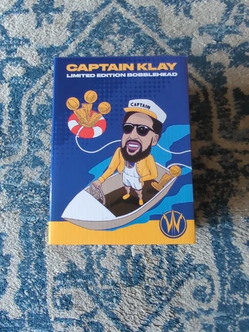 Captain Klay Thompson Bobblehead 2023 Santa Cruz Golden State Warriors 3/4 SGA Cover
