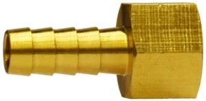 3/8" x 3/8" Brass Hose Barb Female Adapter QTY 5 - Picture 1 of 1
