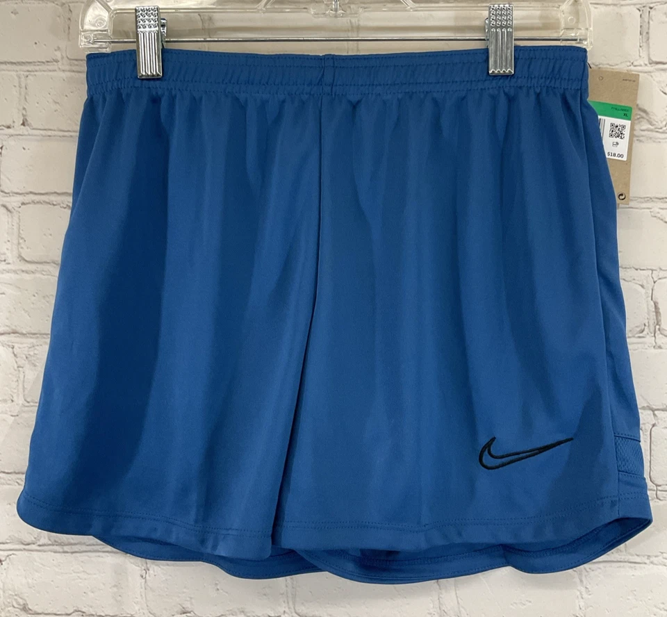 Nike DV2846-407 Girl's DRI-FIT Standard Fit Polyester Soccer Shorts Blue XL