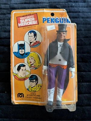 Figura de acción original 1976 Mego Penguin World's Greatest Super-Heroes - Sellada Foto 1 de 2