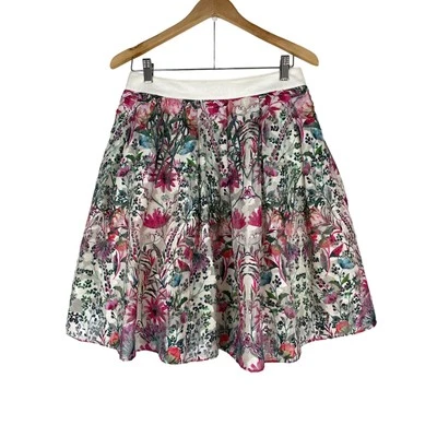 Женская юбка Ted Baker London Sew in Love размер 3 с розовым цветочным узором - Изображение 1 из 4