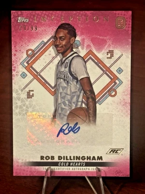 2022-23 Topps Inception Pink #IA-RD Rob Dillingham (RC) AUTO Autograph #'d /99 - Image 1 of 2