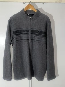 TravisMathew Men’s 1/4 Zip Pullover Gray XL Lightweight Stretch Golf Casual - Picture 1 of 16