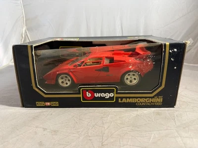 Bburago Diamonds 1:18 3047 Lamborghini Countach 1988, Red Boxed - image 1 of 4