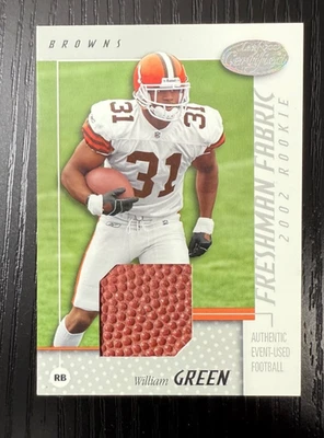 2002 Leaf Certified - Freshman Fabric William Green 454 /800 - NM - # 113 - Image 1 of 2