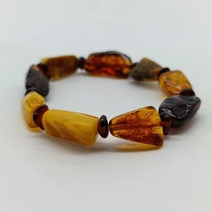 Armband aus Bernstein / Butterscotch Gummizug - 11 Gramm - Bild 1 von 10