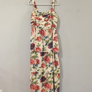 NWT Abercrombie Emerson Tiered Maxi Dress Sleeveless Floral size XL - Picture 1 of 9