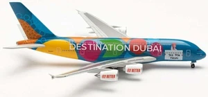 Herpa Wings 1:500 536905-001 Airbus A380-800 Emirates Destination Dubai A6-EEW - Imagen 1 de 1