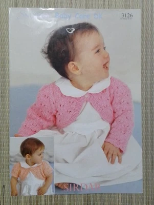 Boleros Pattern Booklet in DK Birth to 6 Years Sirdar 3126 - Image 1 of 2