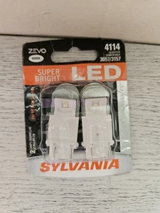2 Stück Sylvania 4114 Zevo superhelle LED Auto Miniatur Glühbirnen 6000K * offene Packung - Bild 1 von 2
