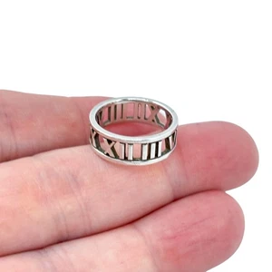 Tiffany & Co. Atlas Ring Sterlingsilber 925 offen Band Größe 7 - Bild 1 von 11