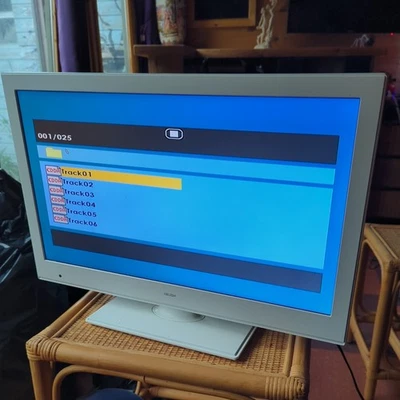 Bush LED24970DVDFH 24" White Full HD LED TV with DVD Player - Image 1 of 4