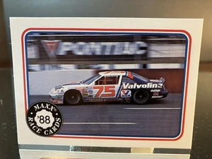 Neil Bonnett #75 Valvoline Maxx Race Cards 1988 Card #34 Inaugural Set - Picture 1 of 2