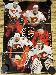 Vintage 2005 Costacos CALGARY FLAMES IGINLA Team Full Size NHL Hockey Poster EUC - Picture 1 of 9