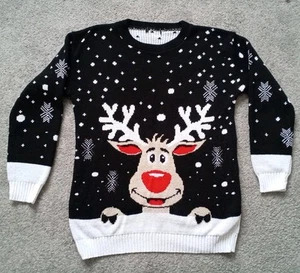reindeer christmas jumper - Picture 1 of 11