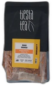 *2026-1-22* Tiesta Tea Maui Mango, Foglia Sciolta, Mango Ananas Tisanas Tisanas - Foto 1 di 5