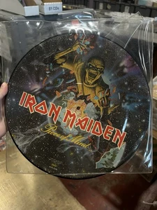 Iron Maiden Piece Of Mind Vinyl LP Picture Disk Cross Eyed Mary 1983 SEAX 12306 - Picture 1 of 2