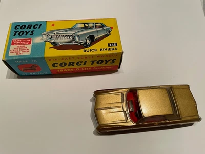 Juguetes Corgi Modelo 245 Oro Buick Riviera Foto 1 de 4
