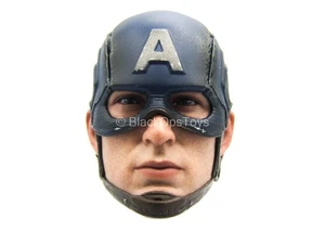 1/6 Scale Toy Endgame - Captain America - Male Helmeted Head Sculpt Set - Picture 1 of 11